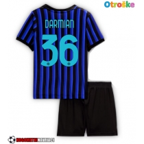 Otroške Nogometnih dresov Inter Milan Matteo Darmian #36 Domači 2025-26 Kratki rokavi (+ hlače)